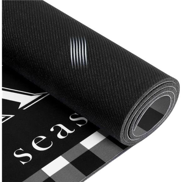 Buffalo Plaid Kitchen Mat Set of 2 Non Slip Thick Kitchen Rugs and Mats - Picture 7 of 8